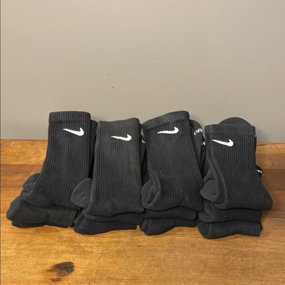 ⚡️Nike Small Crew Socks (Youth 3Y-5Y or Women's 4-6)12 Pack NWOT